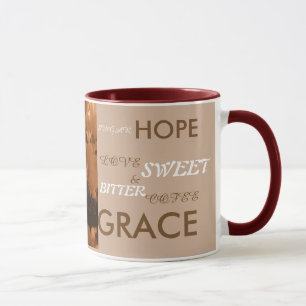 TASSE ROSES CUP/MUG 3 DE SÉPIA