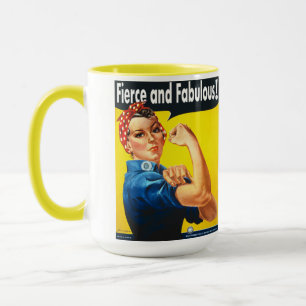 Tasse Rosie la riveeteuse féroce et fabuleuse