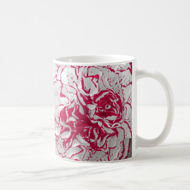 Tasse - Rote und weiße Narben (Rechts)