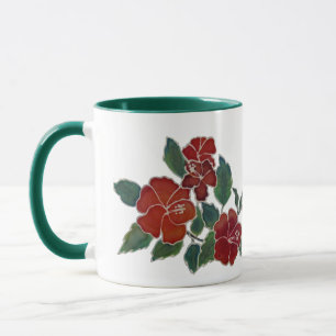 Tasse - Roter Hibiskus