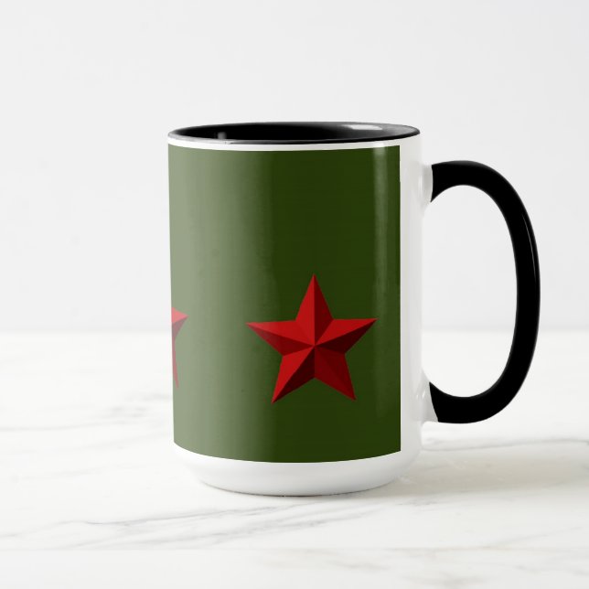 Tasse - roter Stern (Rechts)