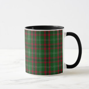 Tasse Rotes und Grünes Tartan