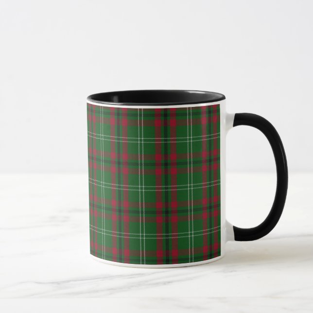 Tasse Rotes und Grünes Tartan (Rechts)