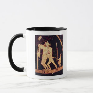 Tasse Rouge-chiffre vase de grenier
