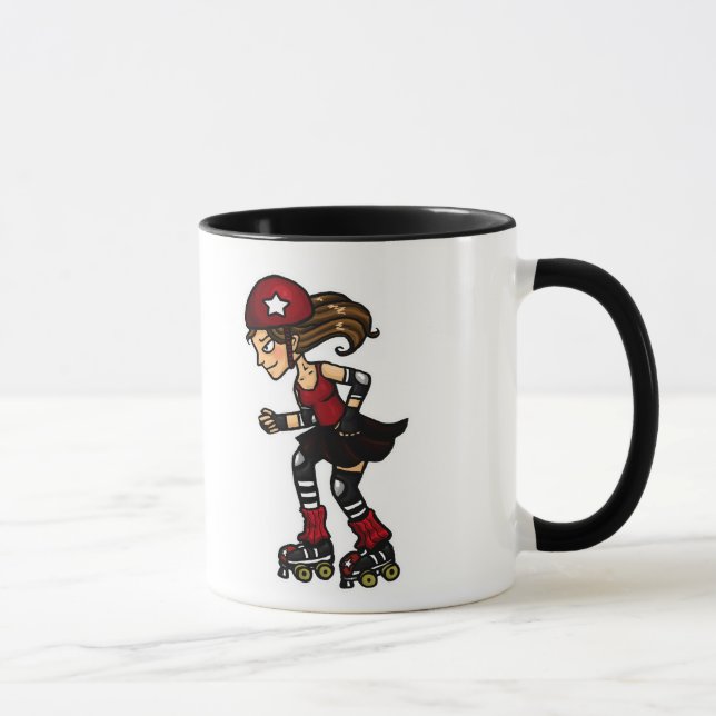 Tasse Rouge de brouilleur de Derby de rouleau (Droite)