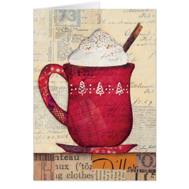 Tasse rouge de Noël (Devant)