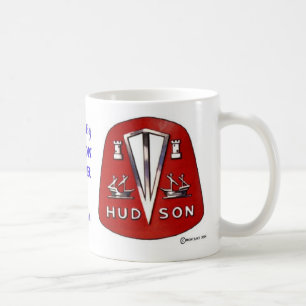 Tasse rouge d'emblème du Hudson