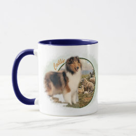 Tasse Rough Collie Keeper of the Sheep