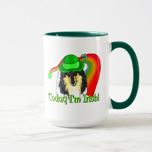 Tasse Rough Tri Collie Saint Patricks