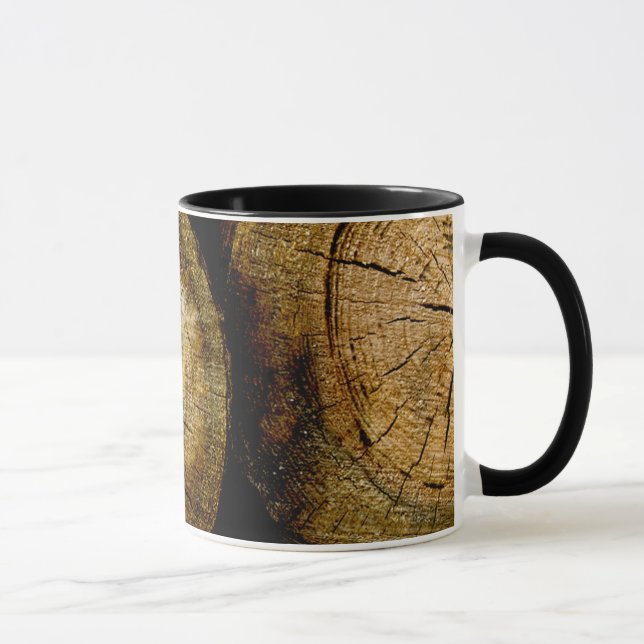 Tasse Rouleau de journal rustique (Droite)