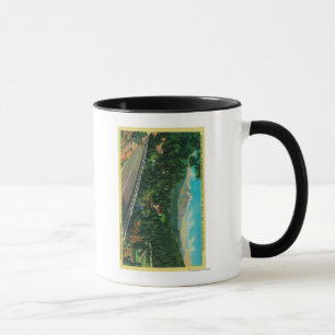 Tasse Route Pacifique avec Mt. Shasta dans la distance
