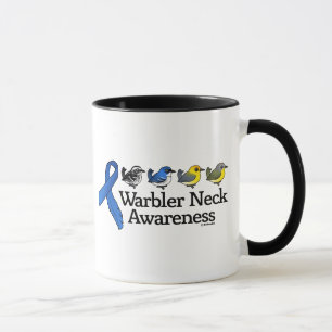 Tasse Ruban de conscience de cou de fauvette