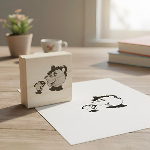 Tasse Rubber Briefmarke Gummistempel