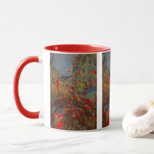 Tasse Rue Montorgueil avec drapeaux de Claude Monet