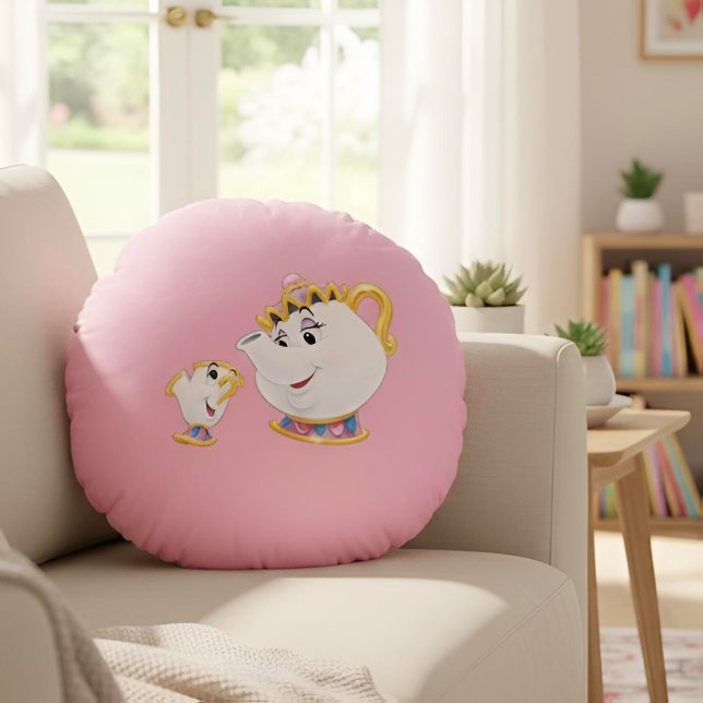 Tasse Rundes Kissen (Von Creator hochgeladen)