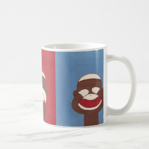 Tasse sage de trois singes de chaussette