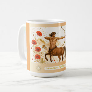 Tasse Sagittaire Poppy Art Nouveau
