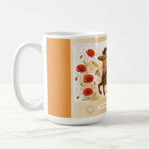Tasse Sagittaire Poppy Art Nouveau