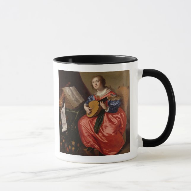 Tasse Saint Cecilia (huile sur la toile) (Droite)