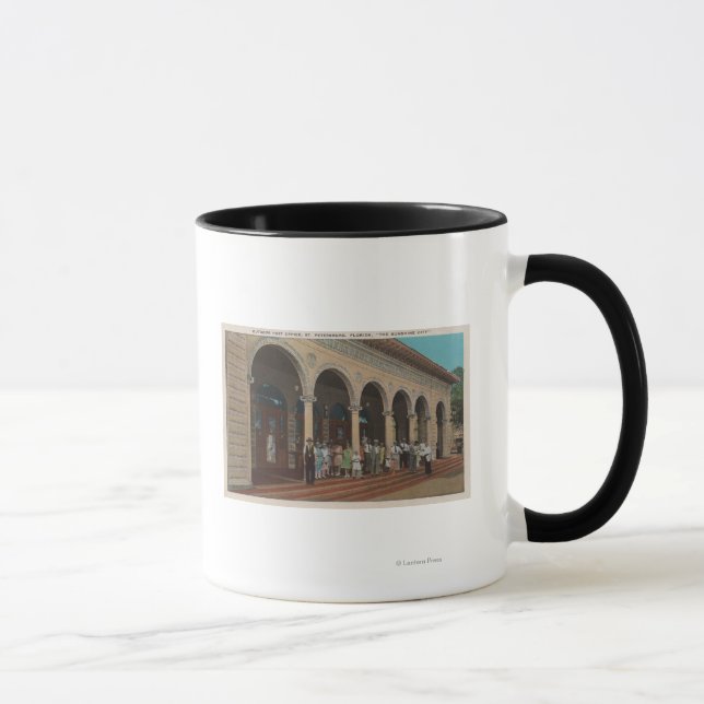 Tasse Saint-Pétersbourg, FL - Vue extérieure de la poste (Droite)