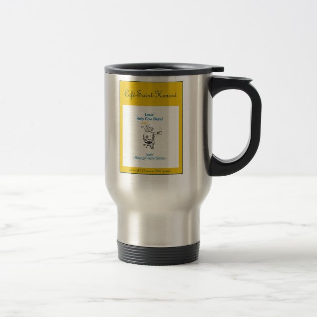 Tasse sainte de voyage de mélange de vache (Droit)