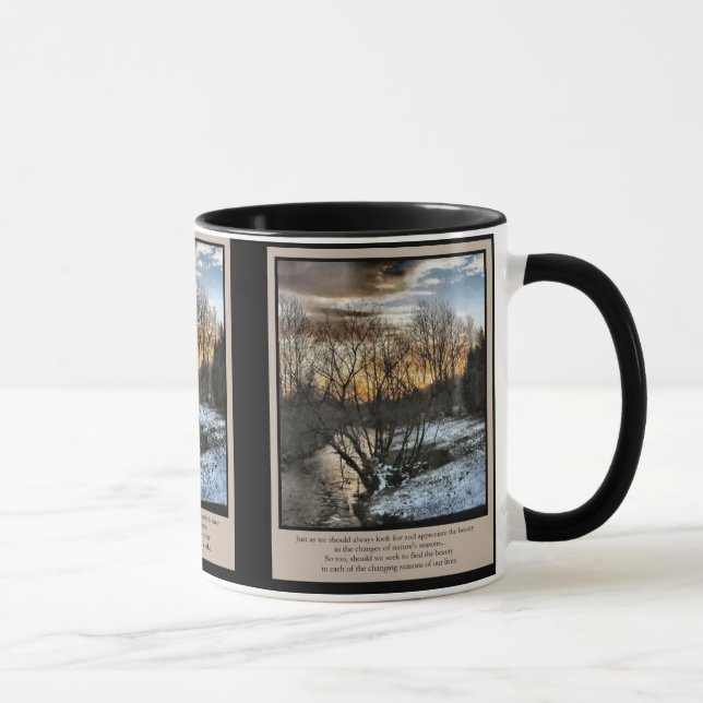 Tasse Saisons de cadeaux inspirationnels de nos vies (Droite)