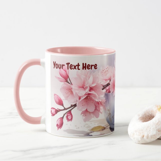 Tasse Sakura Cherry Blossom (Mit Donut)