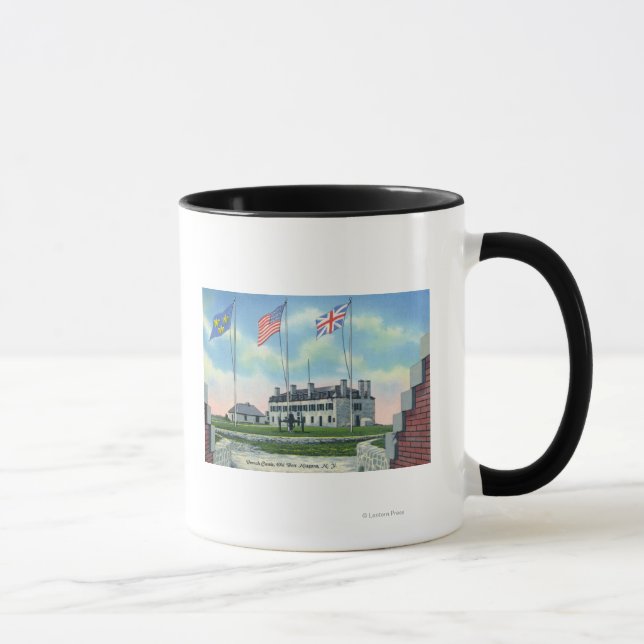 Tasse Salle du commandant dans le vieux château français (Droite)