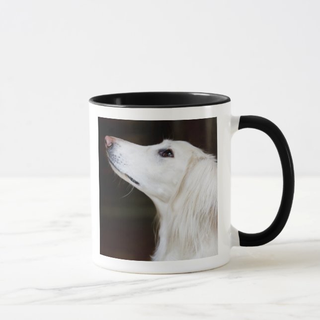 Tasse Saluki recherchant (Droite)