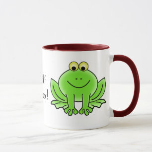Tasse Salutation drôle de bande dessinée d'anniversair