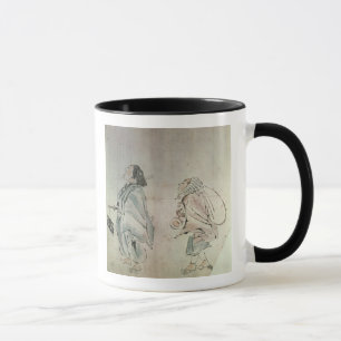 Tasse Samouraïs suivi d'un employé