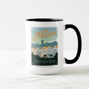 Tasse San Francisco, CA - Ligne carte postale