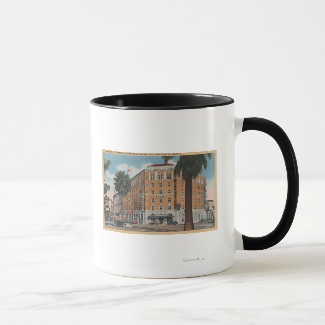 Tasse San Jose, CA - Hôtel Sainte Claire (Droite)
