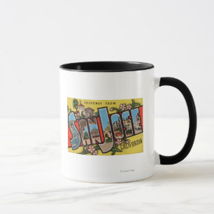 Tasse San Jose, scènes de lettre de CaliforniaLarge