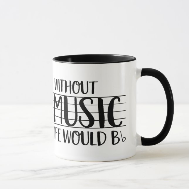 Tasse sans musique (Droite)