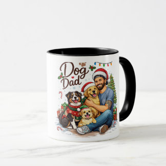 Tasse Santa Paws Papa Chien Noël – Chien de Vacanc