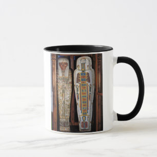 Tasse Sarcophage égyptien couvert de hiéroglyphes (p