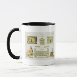 Tasse Sarcophages d'Etruscan et tombes, plat 7, classe