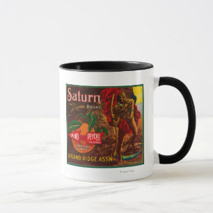 Tasse Saturn LabelUpland orange, CA