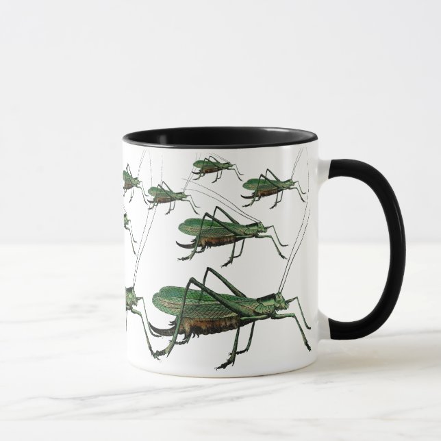 Tasse Sauterelles vintages, sauterelles, crickets de (Droite)