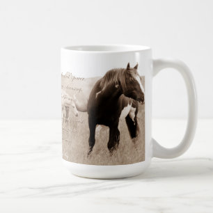 Tasse sauvage de Stallion~Majesty 15oz de mustang