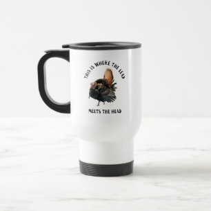 Tasse sauvage drôle de chasse de la Turquie