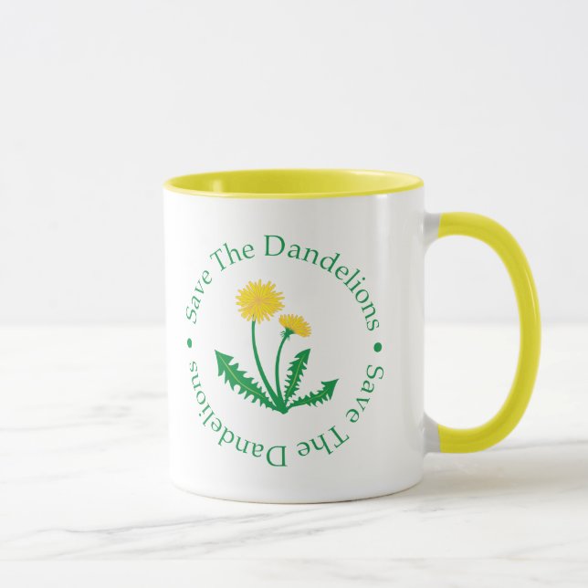 Tasse Sauvez les pissenlits (Droite)