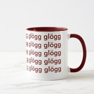 Tasse Scandinave drôle de Glogg Glogg Glogg