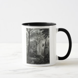 Tasse Scène dans une forêt brésilienne gravée par