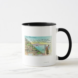 Tasse Scène de dessin sur le climat