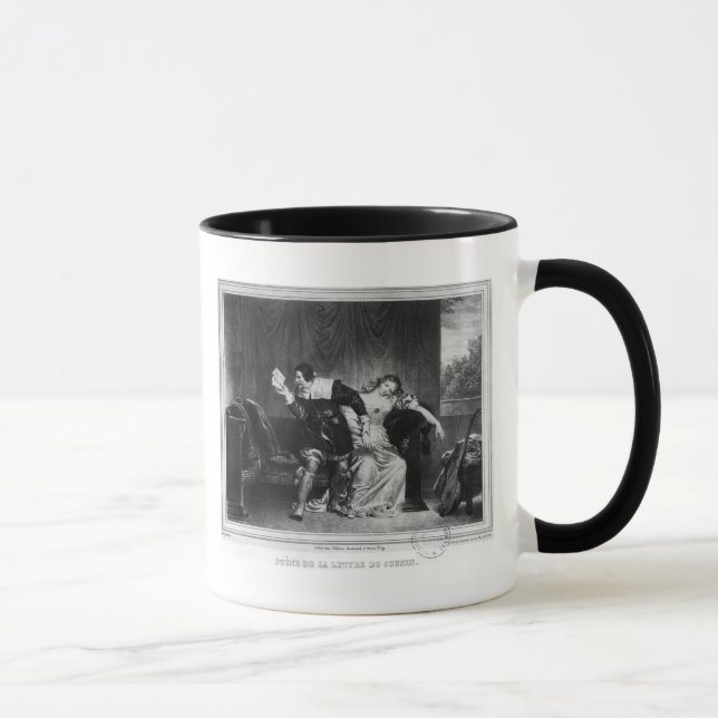 Tasse Scène de la lettre du cousin (Droite)