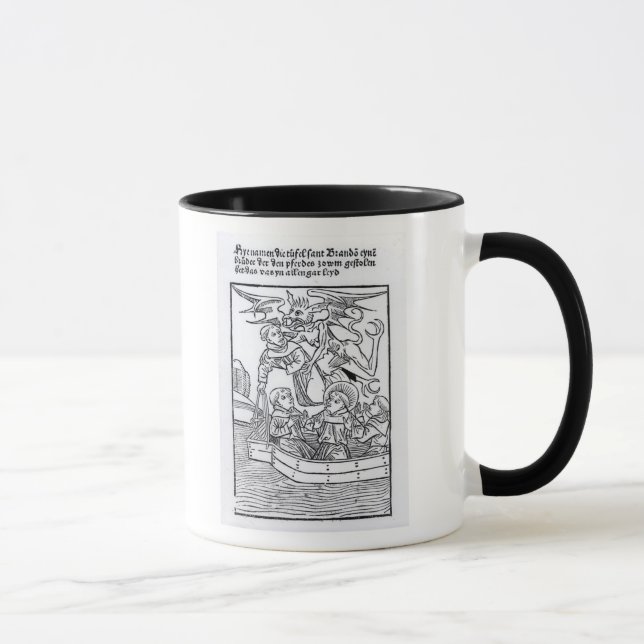 Tasse Scène 'de la navigation de St Brendan (Droite)