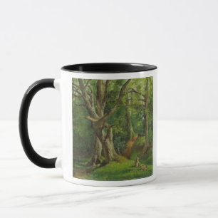 Tasse Scène de région boisée avec des lapins, 1862