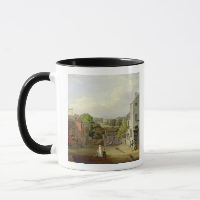 Tasse Scène de rue dans Chorley, Lancashire, avec une (Gauche)